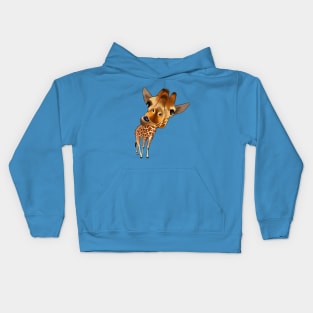 Crazy giraffe Kids Hoodie